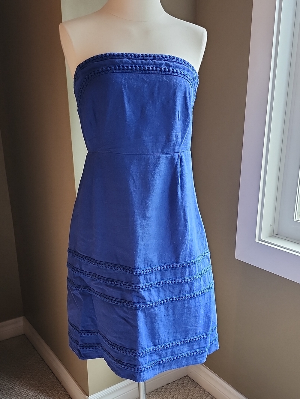 Old Navy Strapless Cobalt Blue Sundress